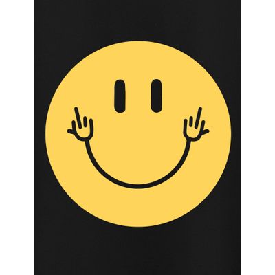 Smiley Plus Size Women T-shirt