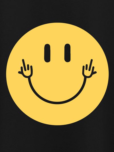 Smiley Plus Size Women T-shirt