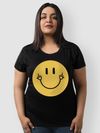 Smiley Women Plus Size T-shirt