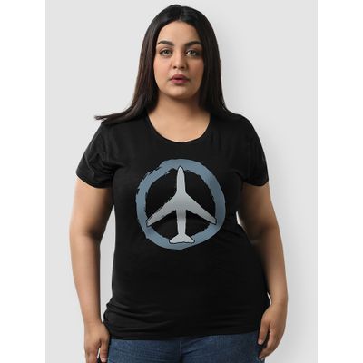 Travel Peace Women Plus Size T-shirt Travel Peace Women Plus Size T-shirt