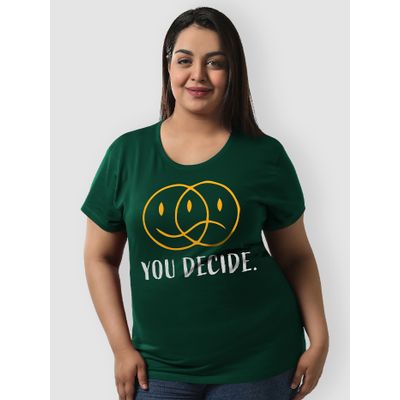 You Decide Plus Size Women T-shirt