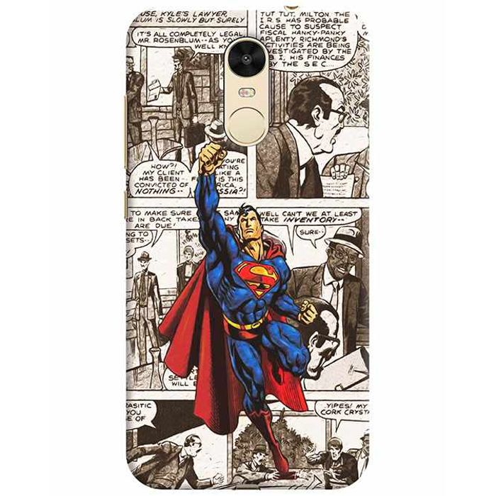Buy Superman Comic Redmi Note 4 Mobile Back Cover Online in India - BeYOUng