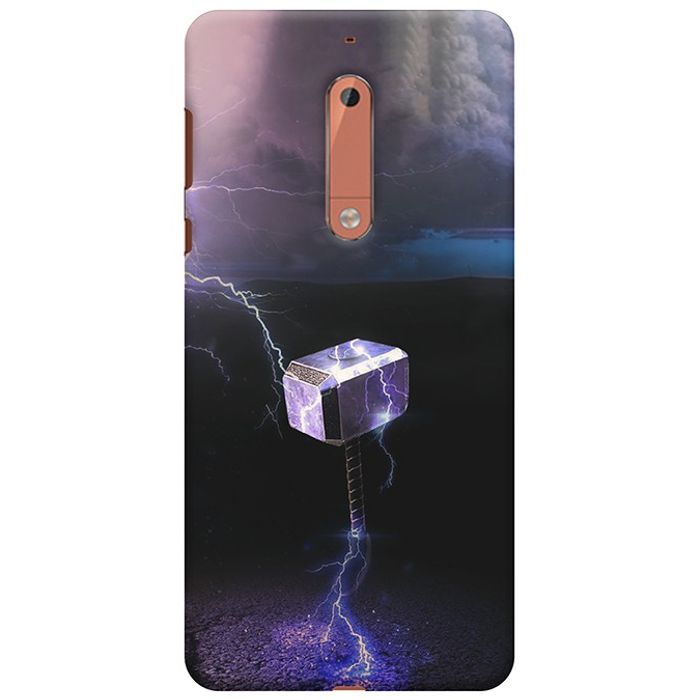 Buy Thor Hammer Nokia 5 Mobile Back Cover Online in India - BeYOUng Buy Thor Hammer Nokia 5 Mobile Back Cover Online in India - BeYOUng