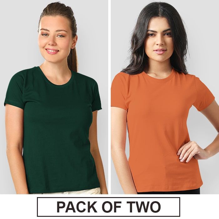 ladies plain t shirts