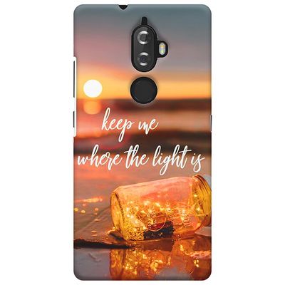 Buy Where The Light is Lenovo K8 plus Mobile Back Cover Online in