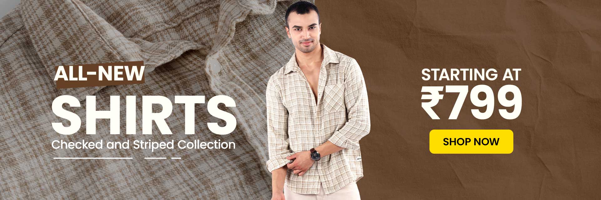 shop mens shirts online at Beyoung