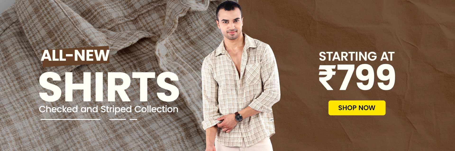 shop mens shirts online at Beyoung