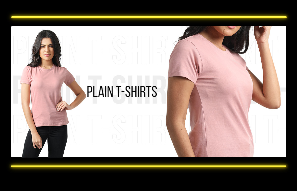 Plain tshirt for women