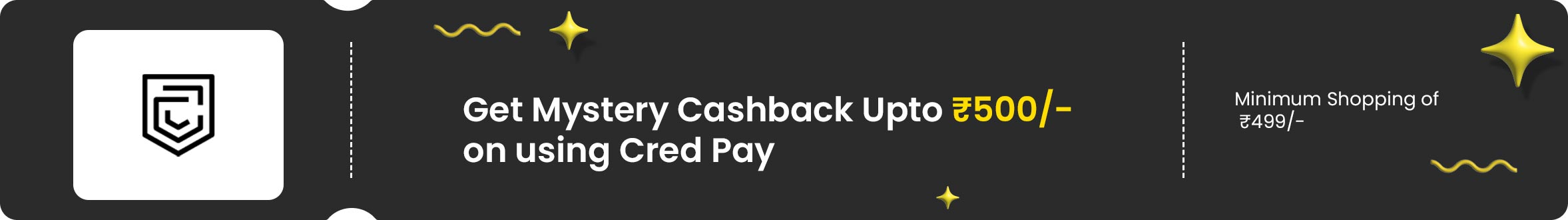 cred offer at beyoung