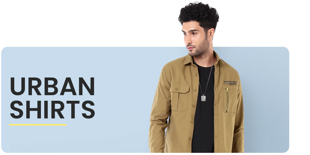 Shop Urban Shirts for Men Online in India at Beyoung X BB