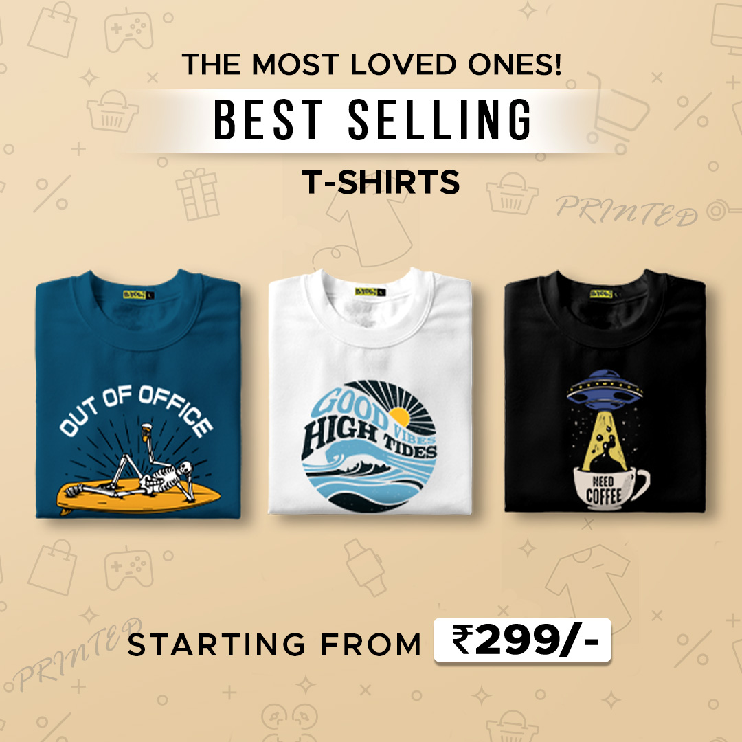 Student T Shirt - Buy College Wear T Shirts Online | Beyoung