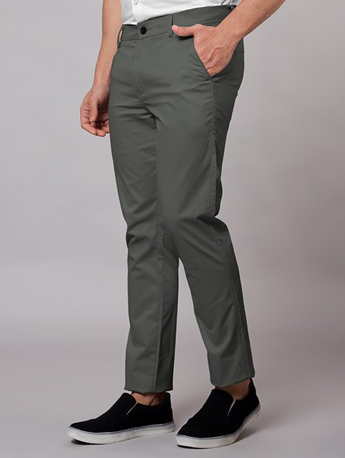 Dark Grey Chinos for Men