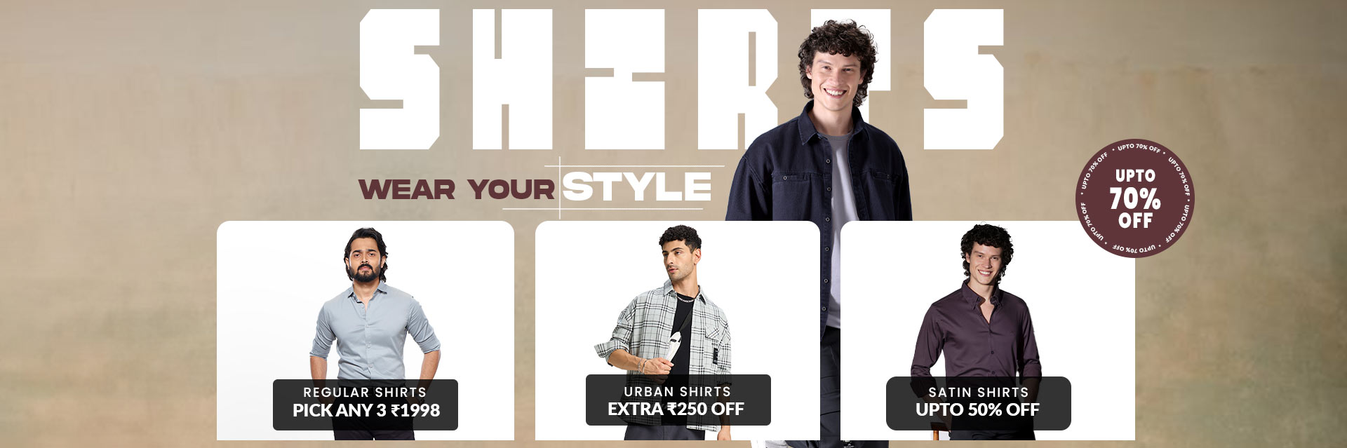 online shopping site for mens shirts