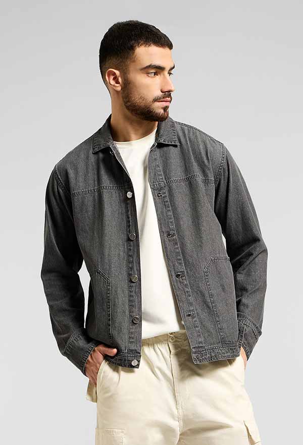 Blue Puff Printed Oversized T-shirt For Men