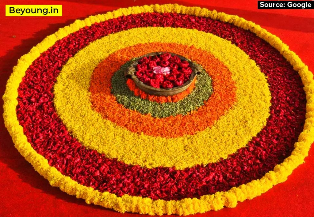 Flowers Rangoli Designs