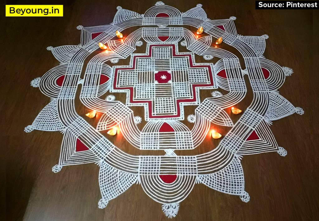 Kolam Rangoli Design