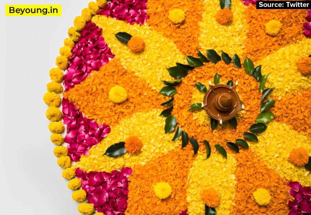 Flower Design Rangoli