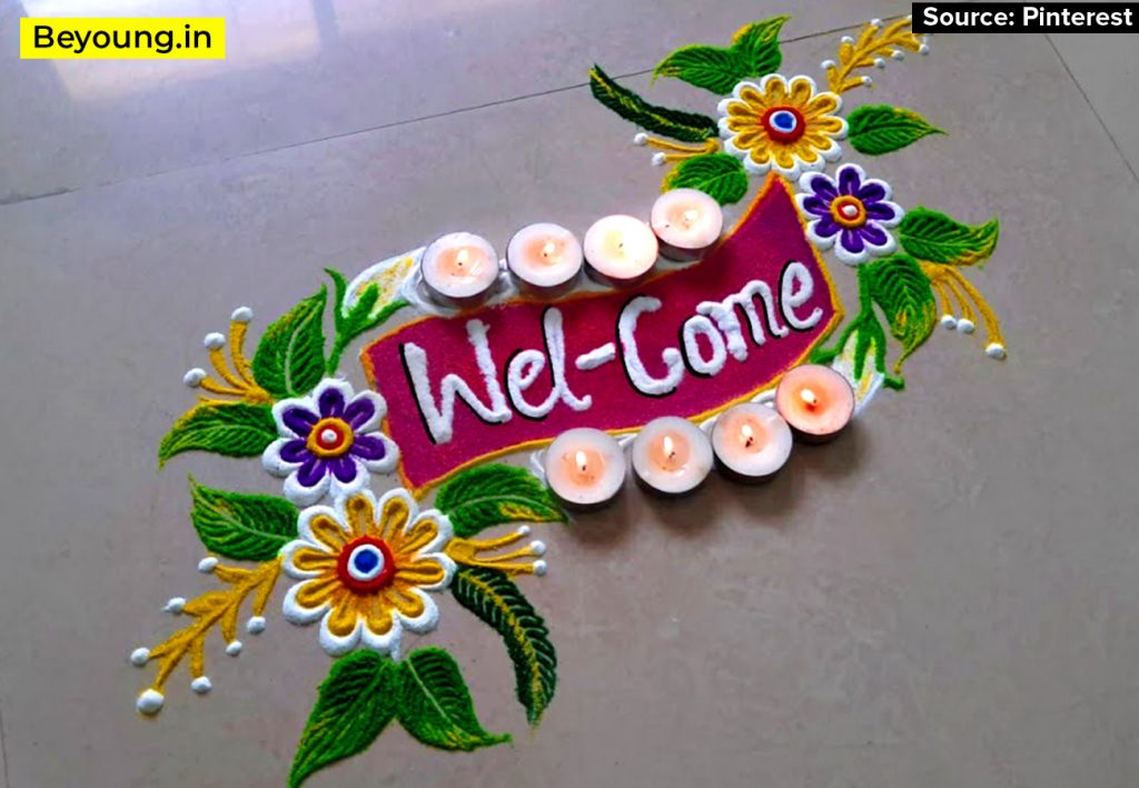 Welcome Rangoli Design