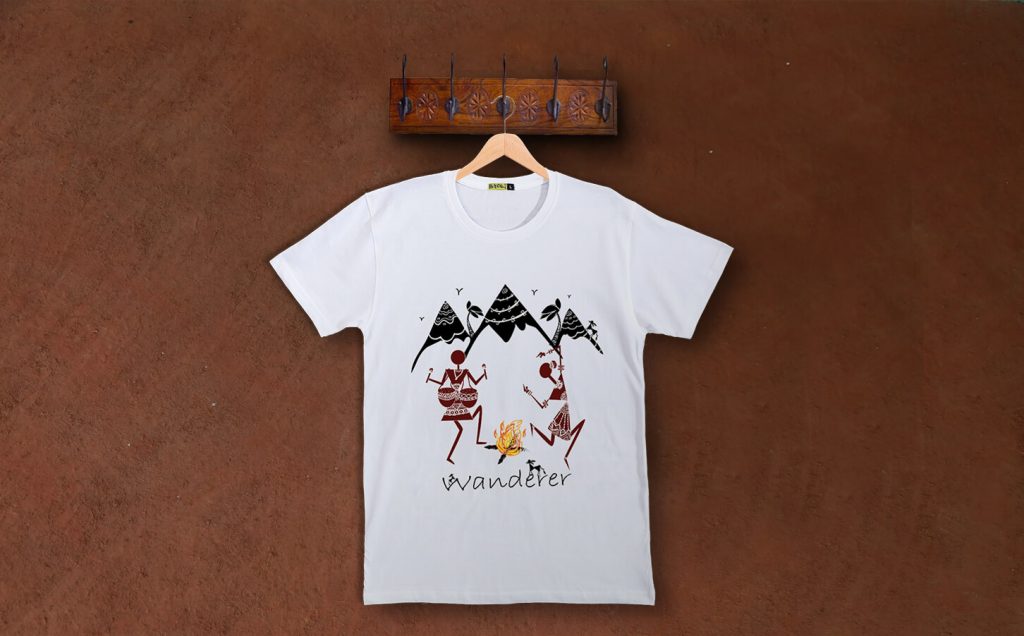 Beyoung - Wanderer Printed Half Sleeve T-Shirt