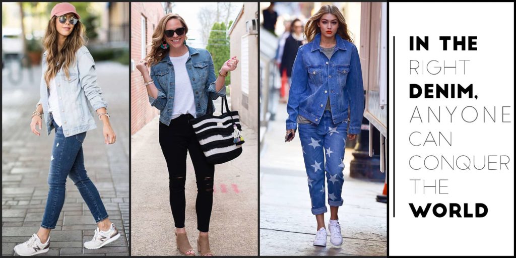 How to Wear A Denim Jacket Womens | Denim Jacket Outfit Womens