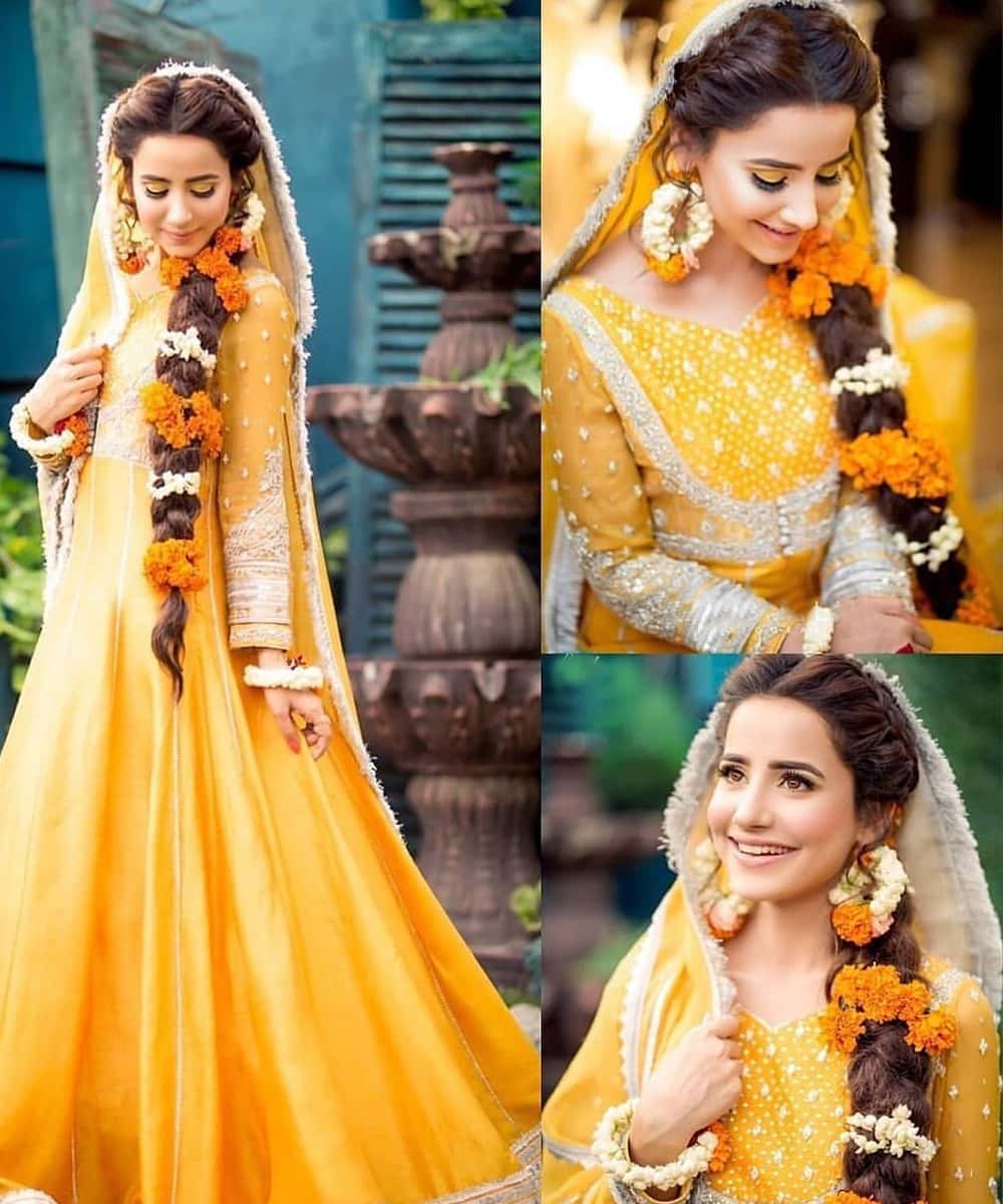 bridal wear for haldi function