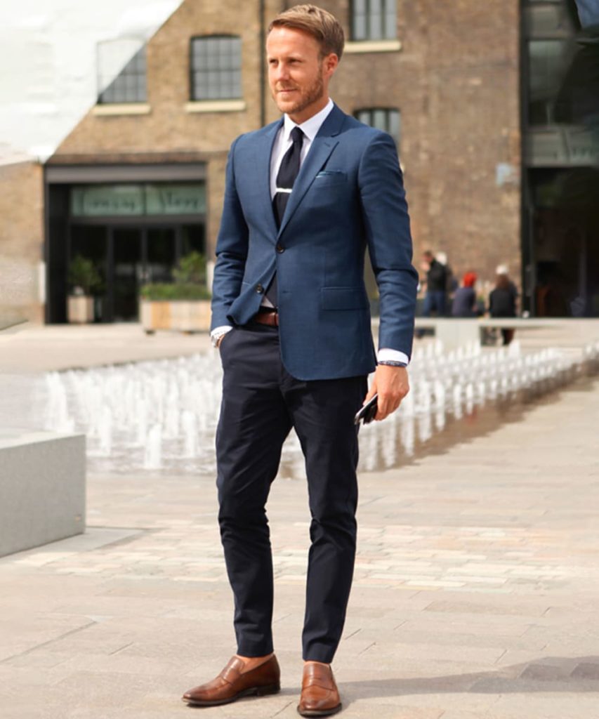 10+ Navy Blue Blazer Combination 2023 | Blue Blazer Style - Beyoung Blog