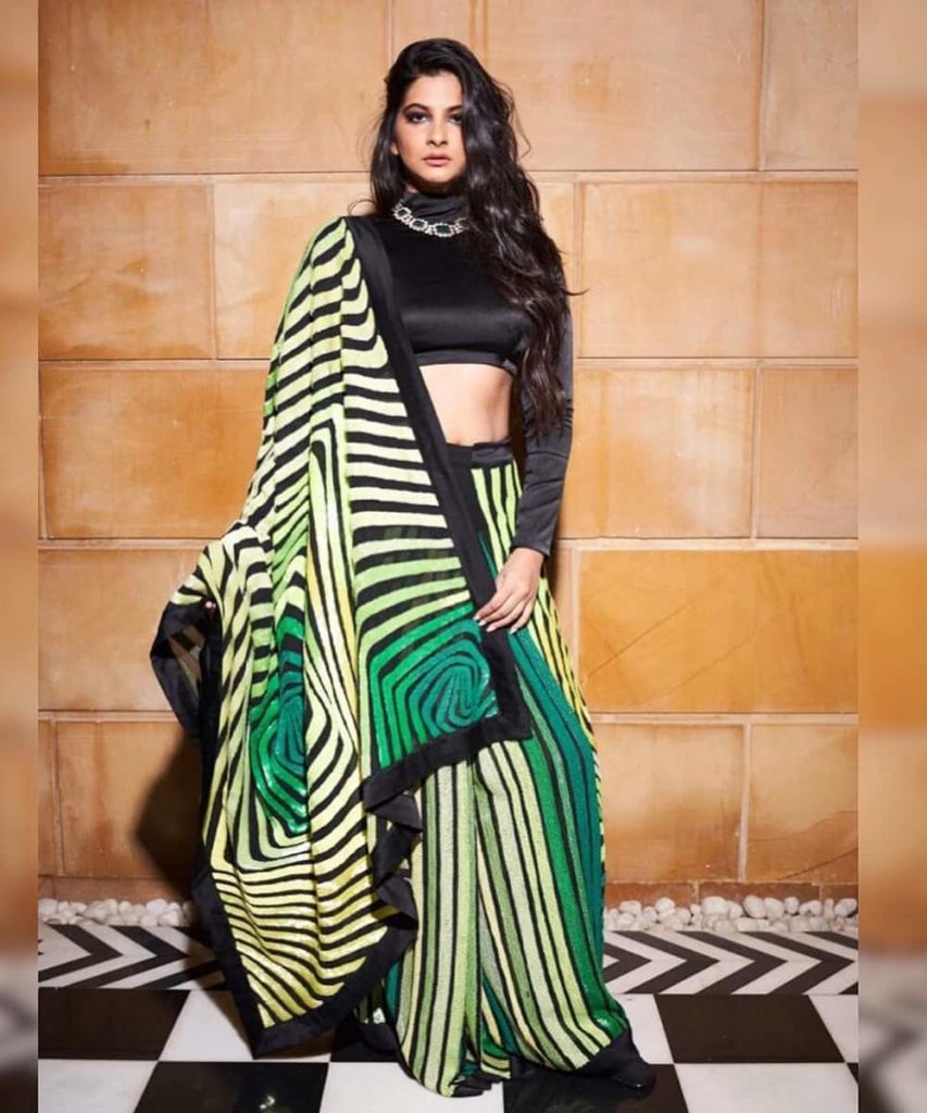 Front Pallu Saree Wearing Styles