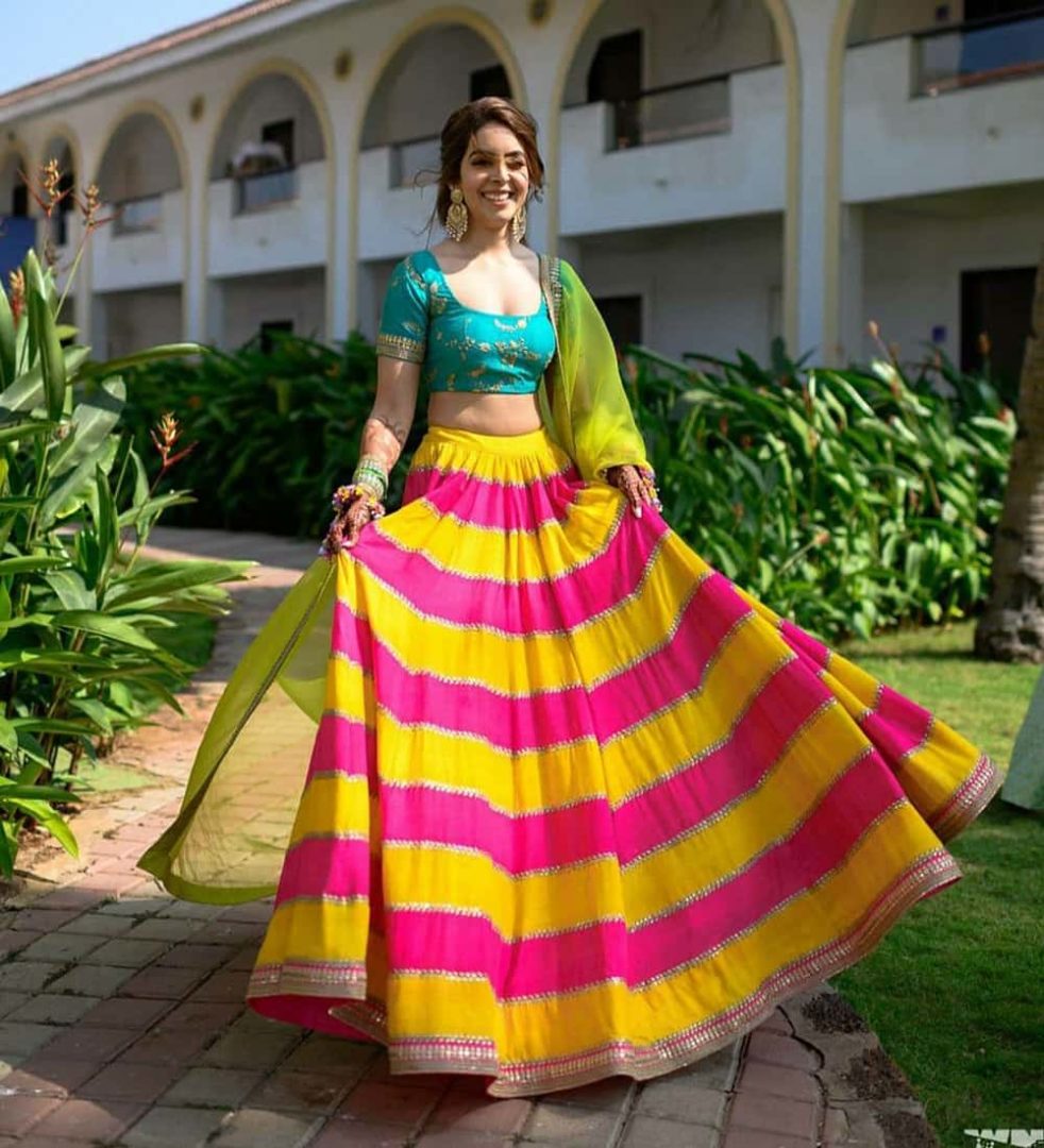 haldi party look