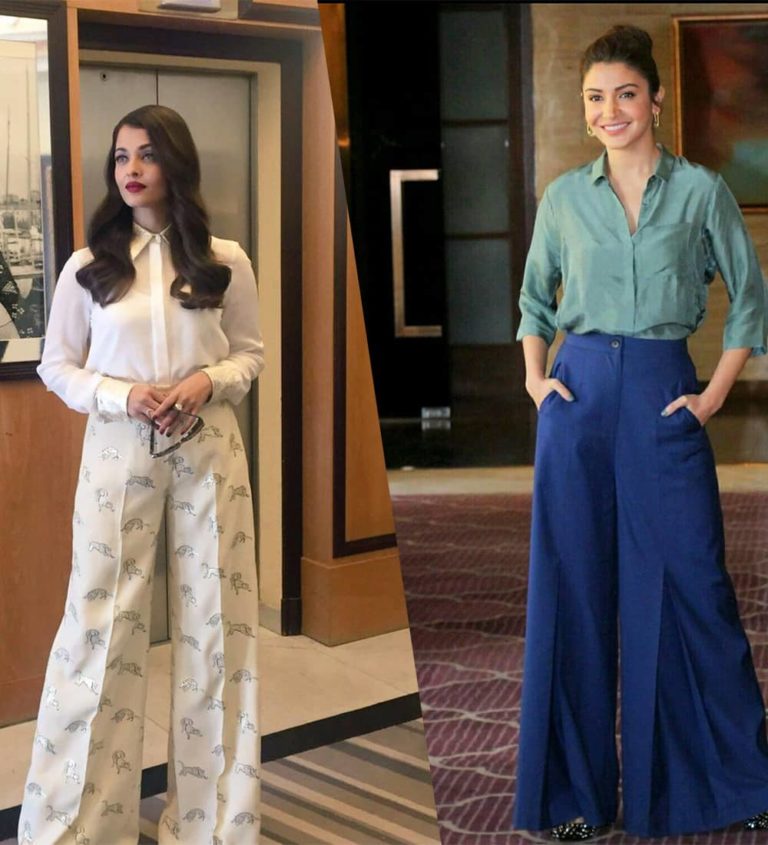 palazzo pants with long shrug
