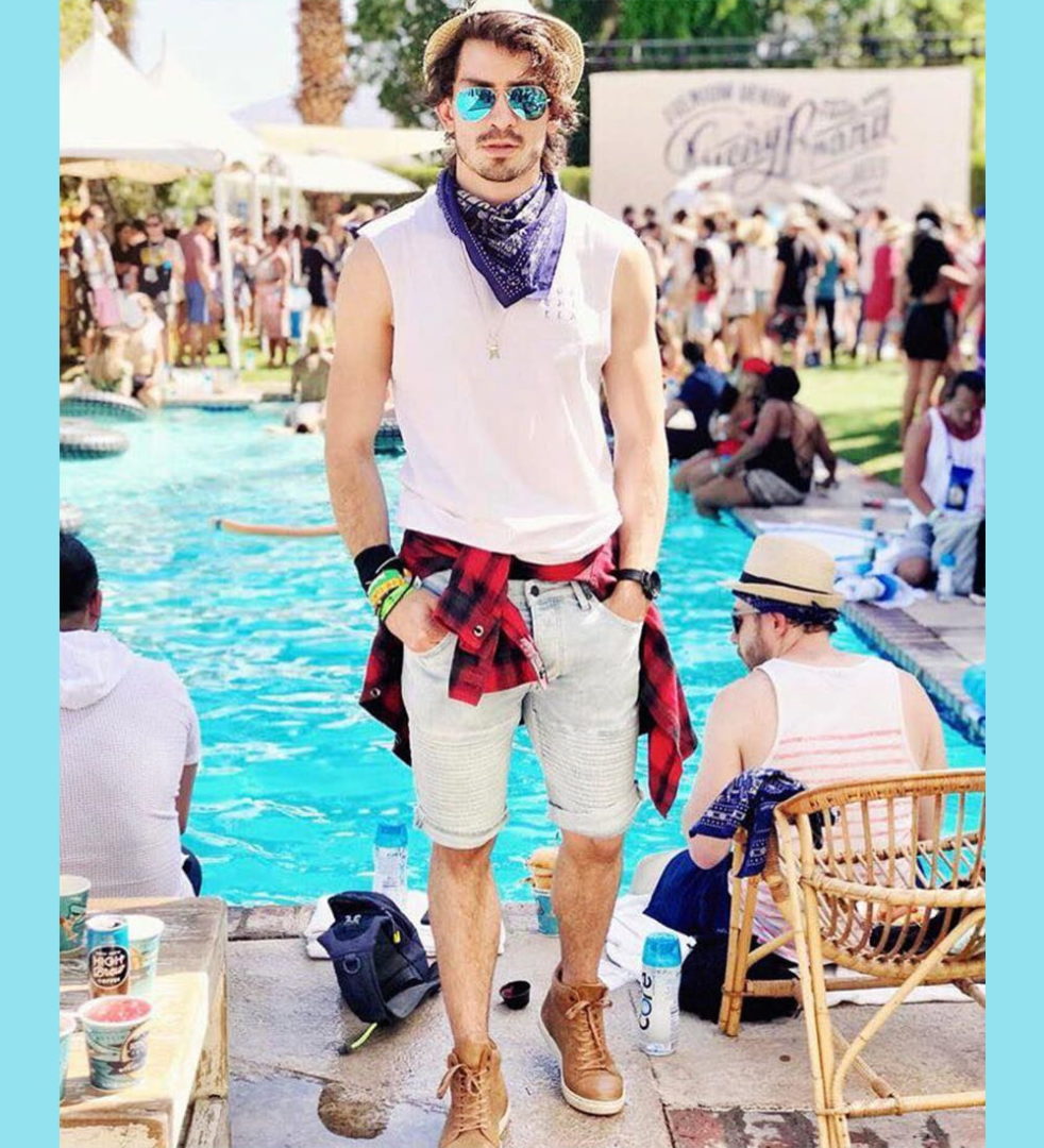 beach party outfit male