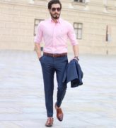 formal red shirt matching pant