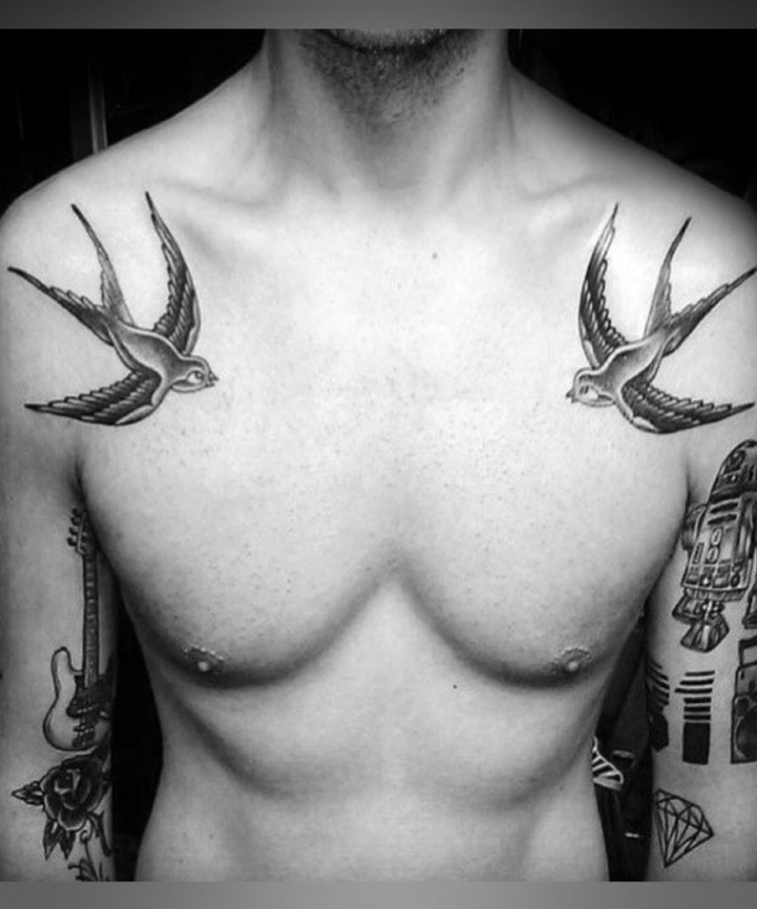 Small Bird Tattoo for Men