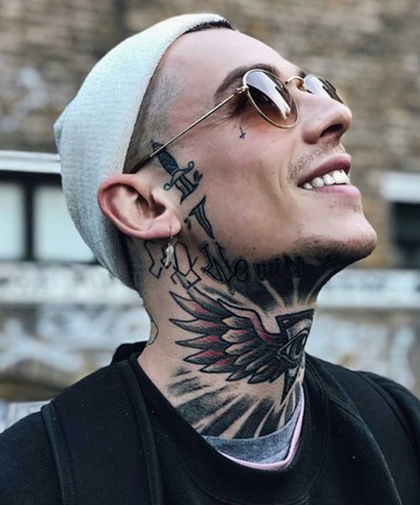 Neck Tattoos for Men