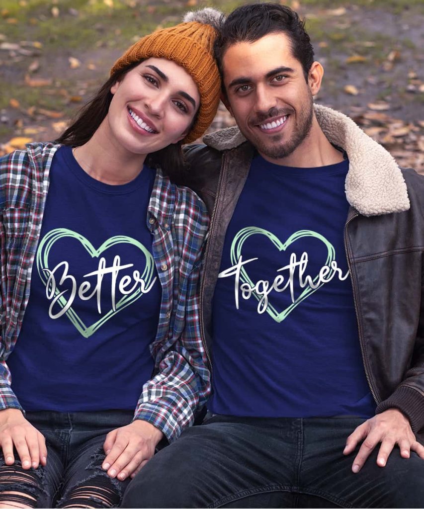 Matching Couple T Shirts Designs Best 7 Couple T Shirts Ideas For Him And Her