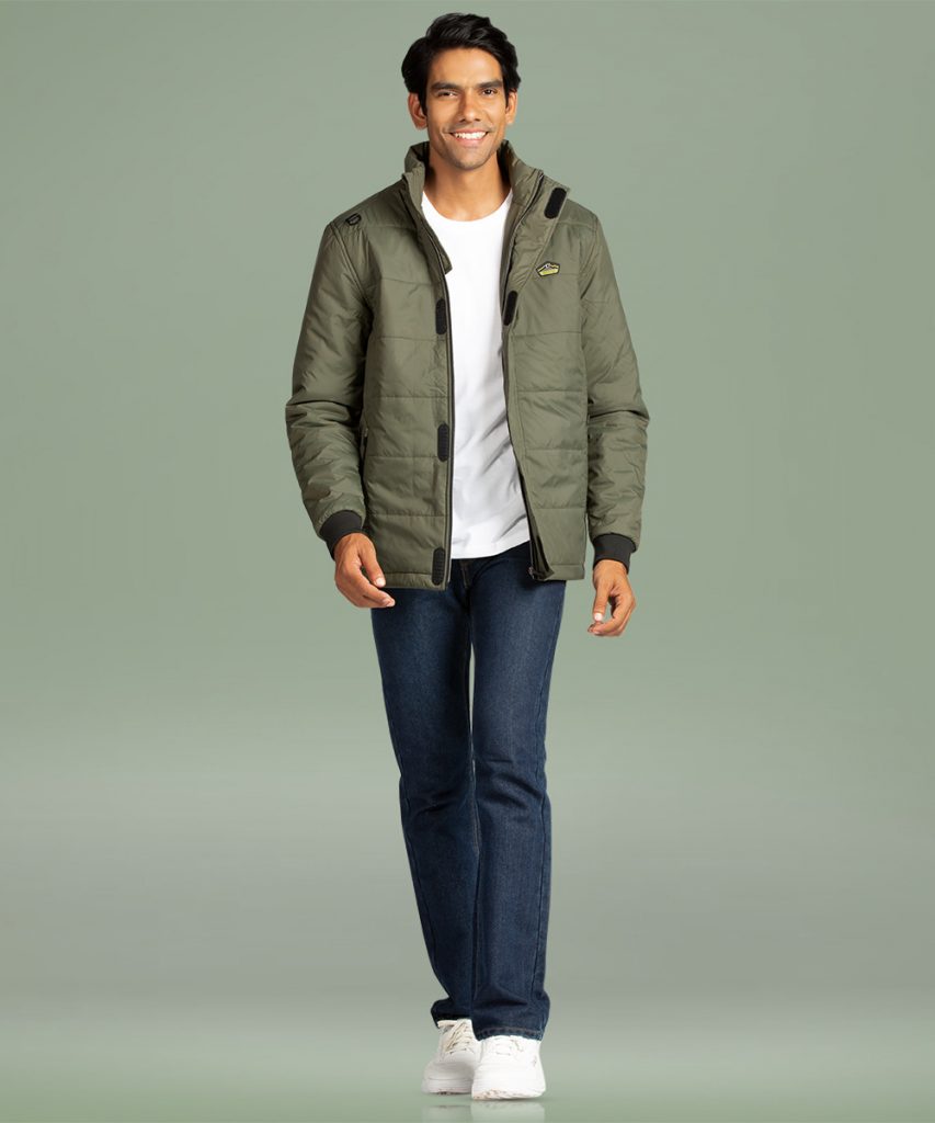 Olive Bomber Jacket Men Style