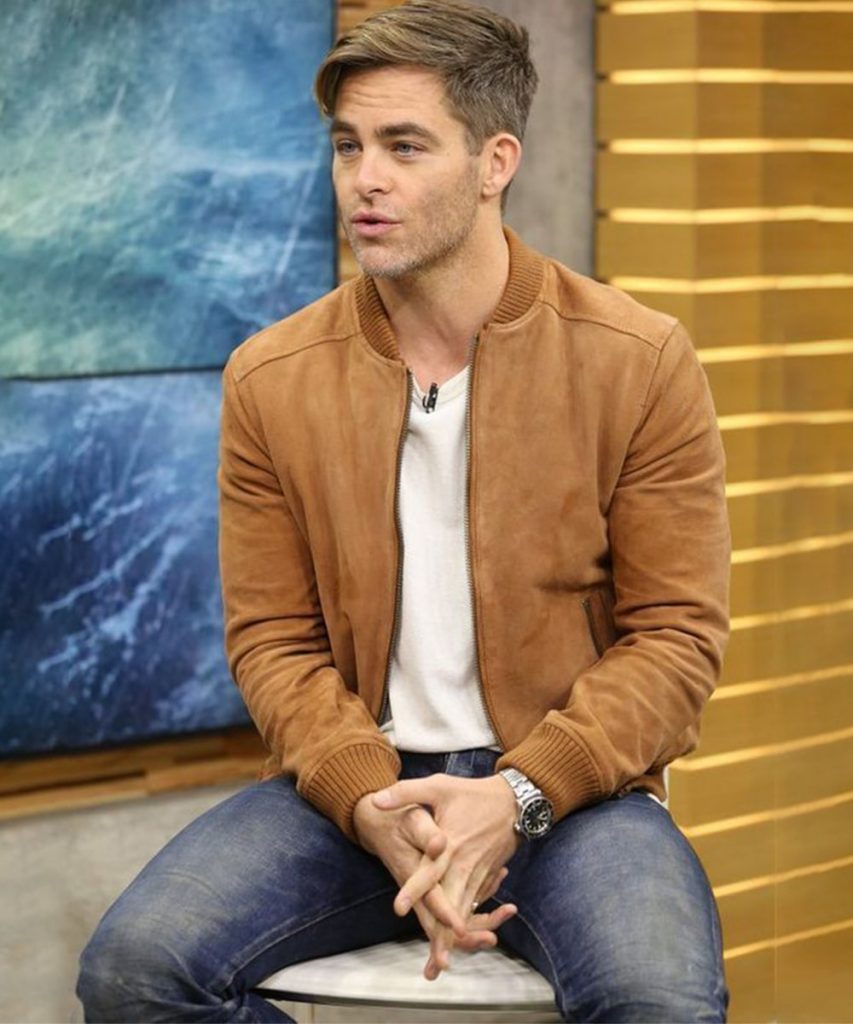 Suede Bomber Jacket Men Style