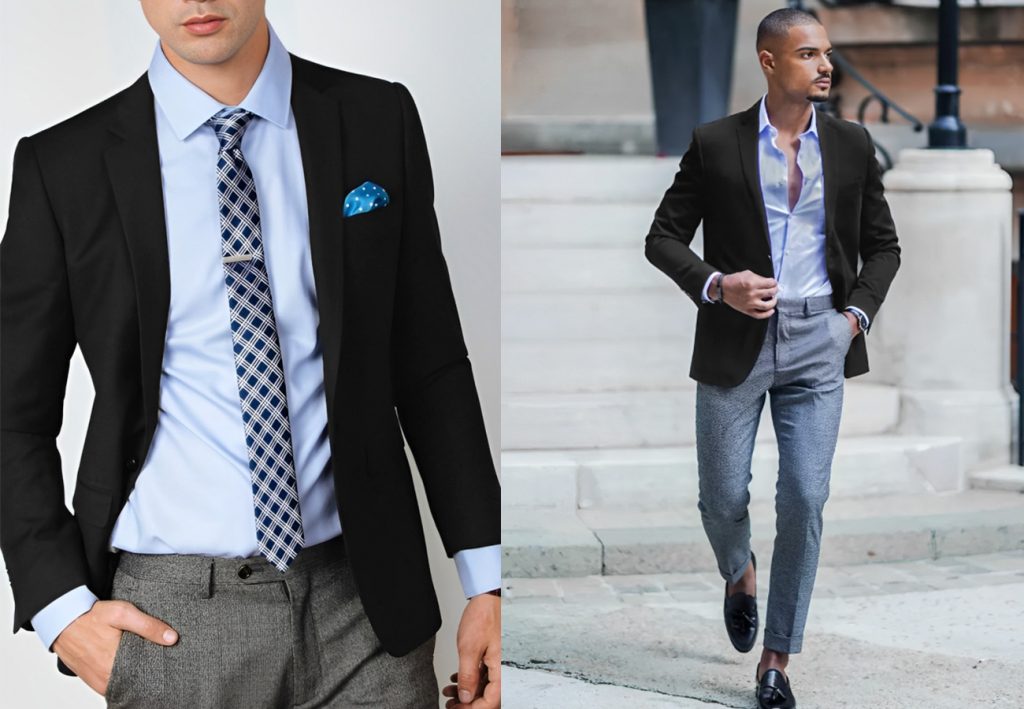 Is it ok to wear a black suit jacket with a different pair of pants  Quora