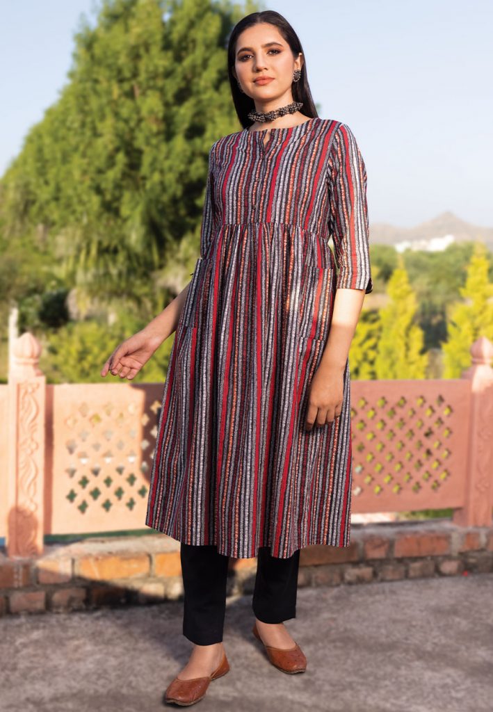 Different Types of Kurtis - Frock Style Kurti