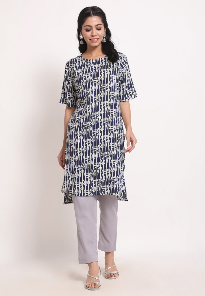 Different Types of Kurtis - High-Low Kurti