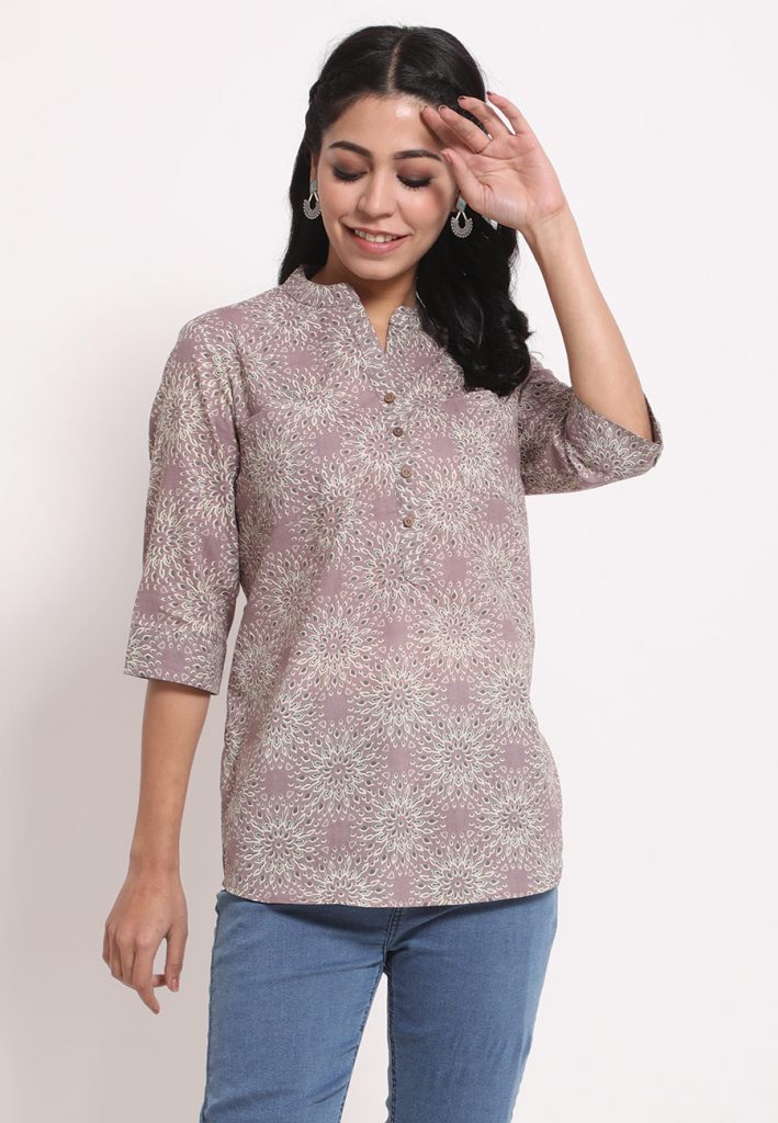 Different Types of Kurtis - Straight Short Kurtis