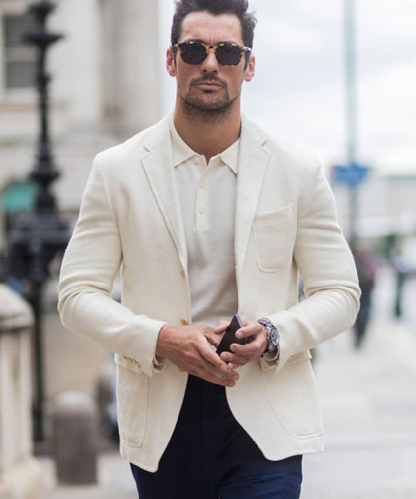 White Blazer Combination