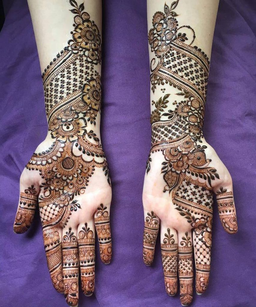 Easy Arabic Mehndi Design