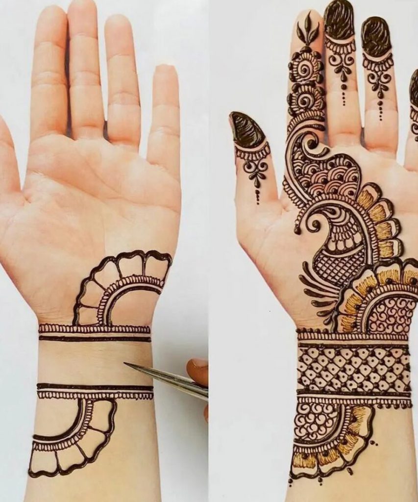 Flower Stylish Back Hand Mehndi Design | Gulf Mehndi Design | Jewellery Mehndi  Design | Henna Art - YouTube
