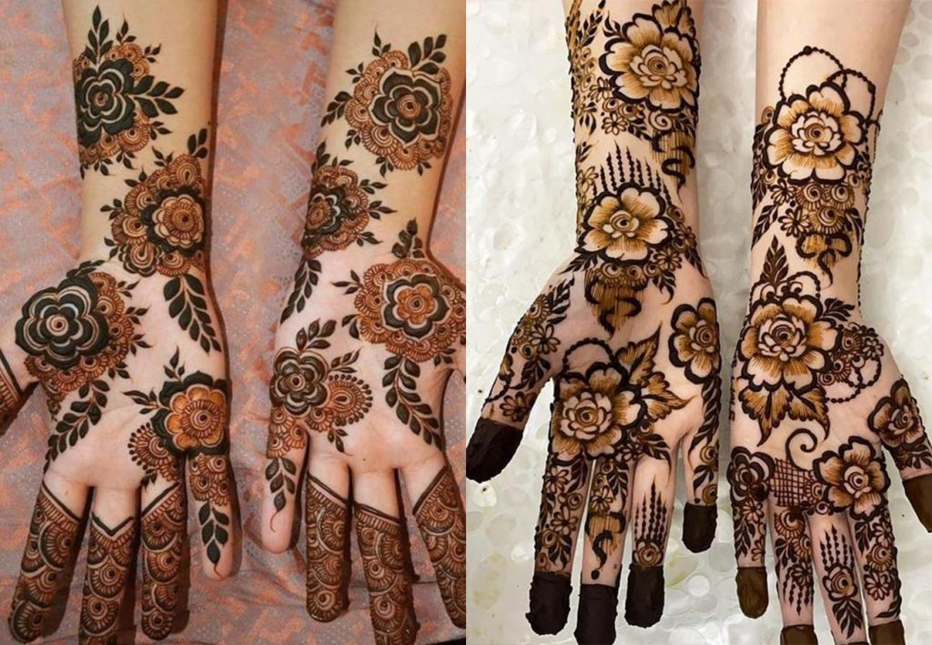 50 Latest Floral Mehndi Designs (2022 For Eid, Karwa Chauth, Rakhi,  Weddings)