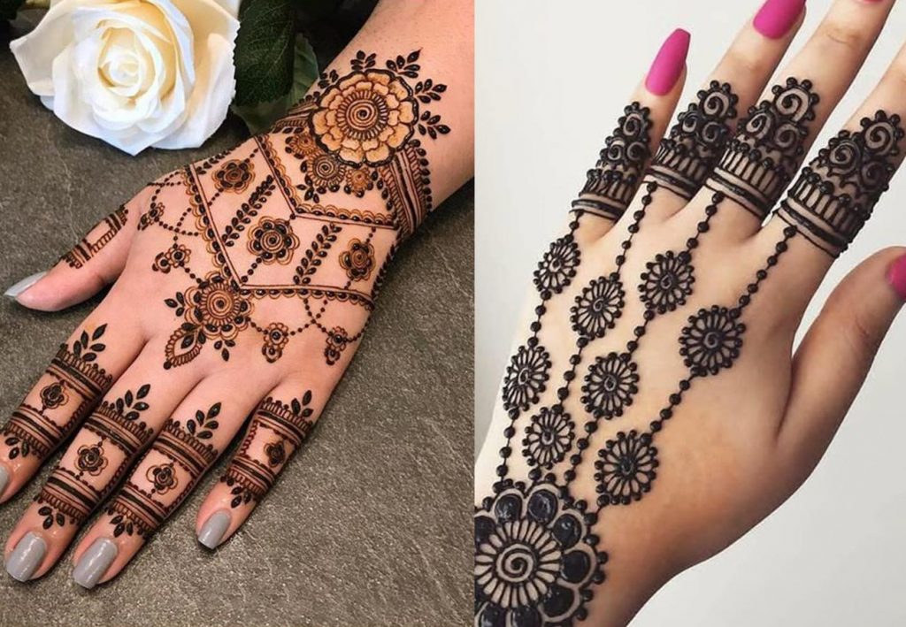 Simple Arabic Mehndi Design