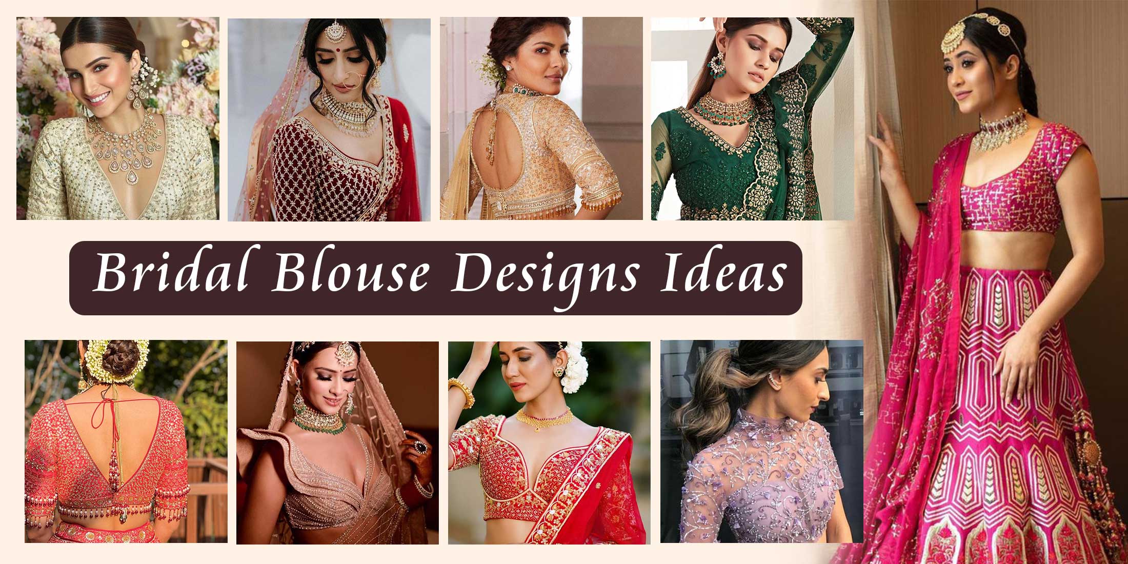 50 Latest Lehenga Blouse Designs to Try in (2022) - Tips and Beauty   Wedding blouse designs, Fancy blouse designs, Bridal blouse designs