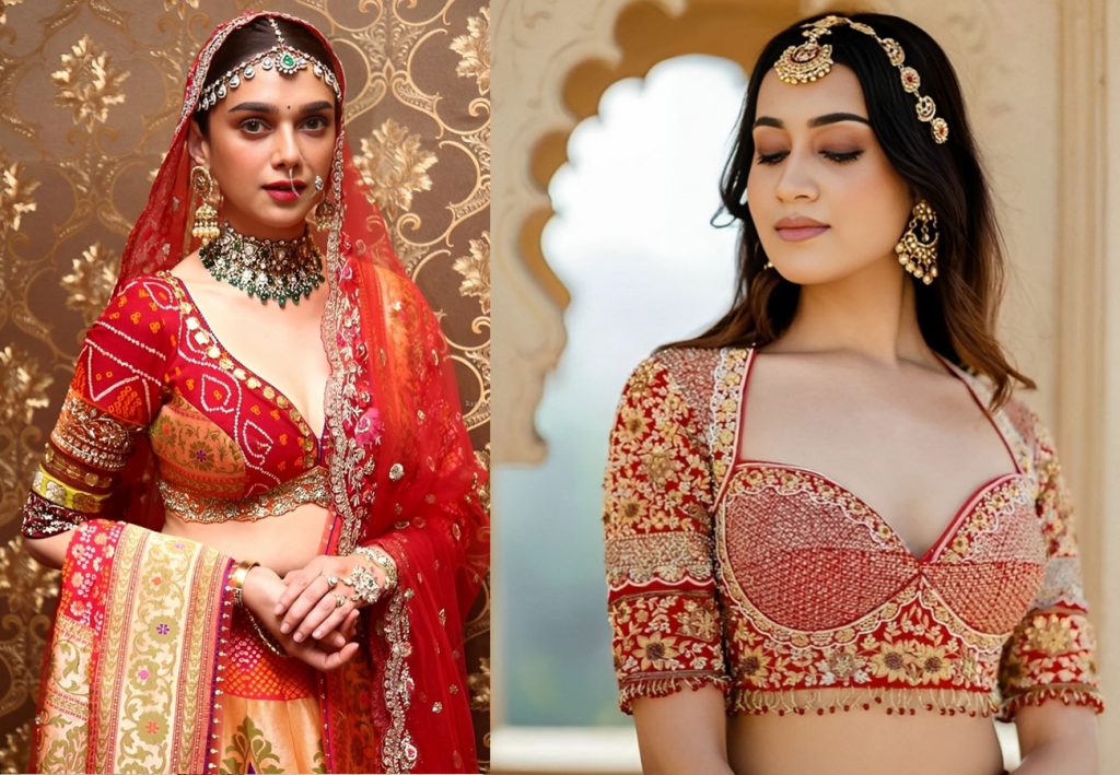 Bridal Blouse Designs to Match Different Saree Styles