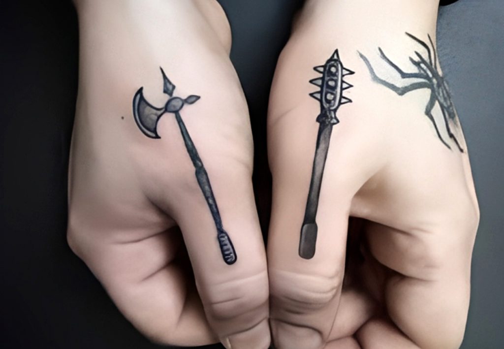 Men Tattoo Ideas - Finger Tattoos