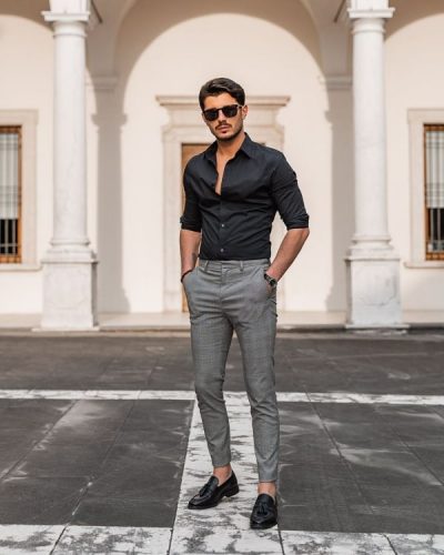 10 Grey Pant Matching Shirt Combination Ideas for Men 2023