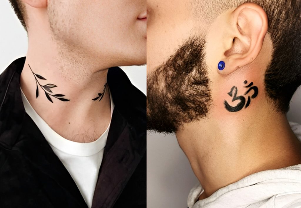 Tattoo Design for Men - Neck Tattoos